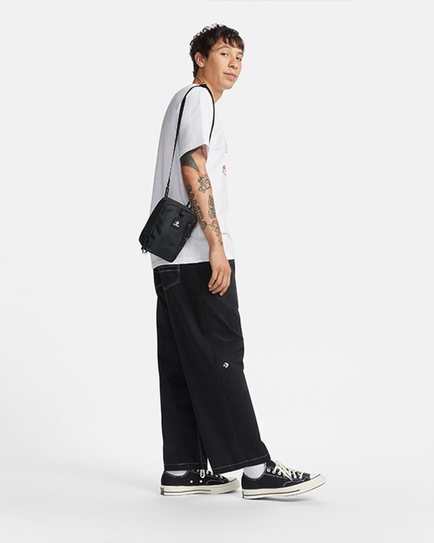 Women's Converse Convertible Crossbody Bags Black | AU 583CER